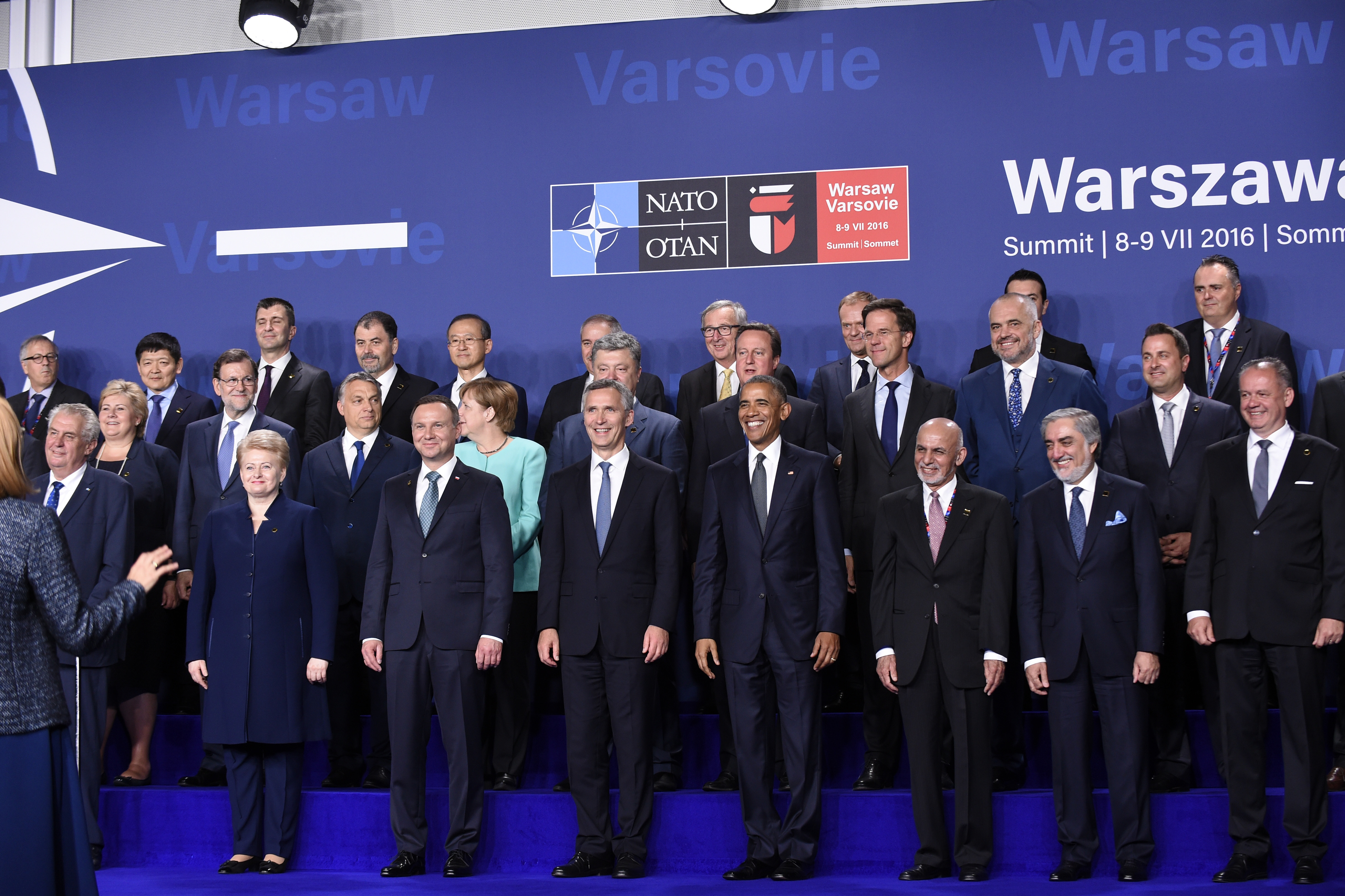 Serbian Defence Minister at the opening of the NATO Summit in Poland